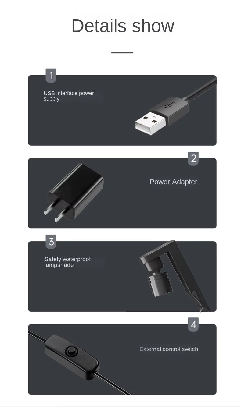 2W Clip Mini Spotlight