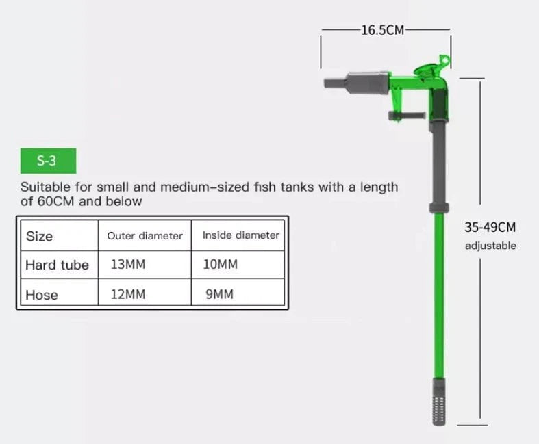 Qanvee Gravel Vacuum Siphon