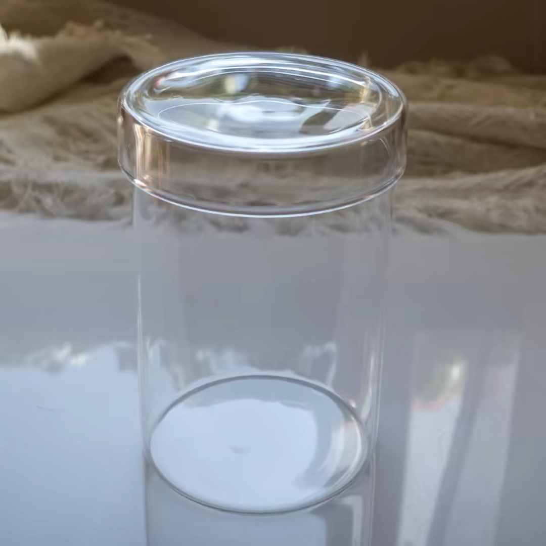 1015 Cylindrical Glass Jar