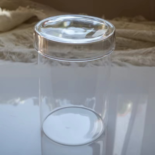 1015 Cylindrical Glass Jar