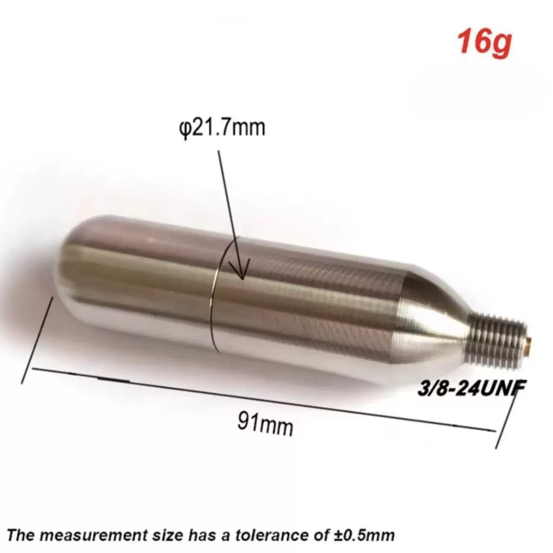 16G Refillable CO2 Cartridge