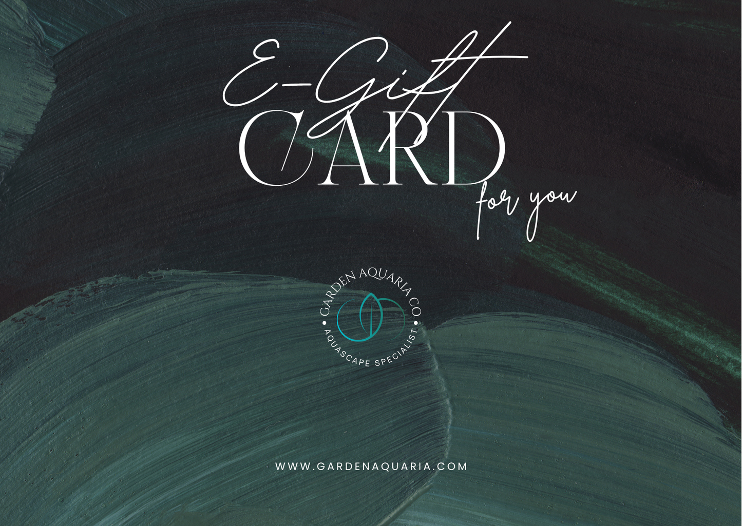 Garden Aquaria e-Gift Card