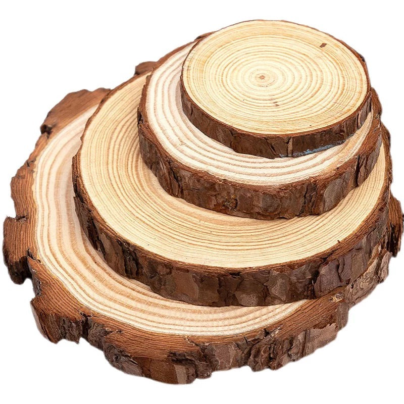 Wood Block Rounded Round Wood Blocks – Garden Aquaria