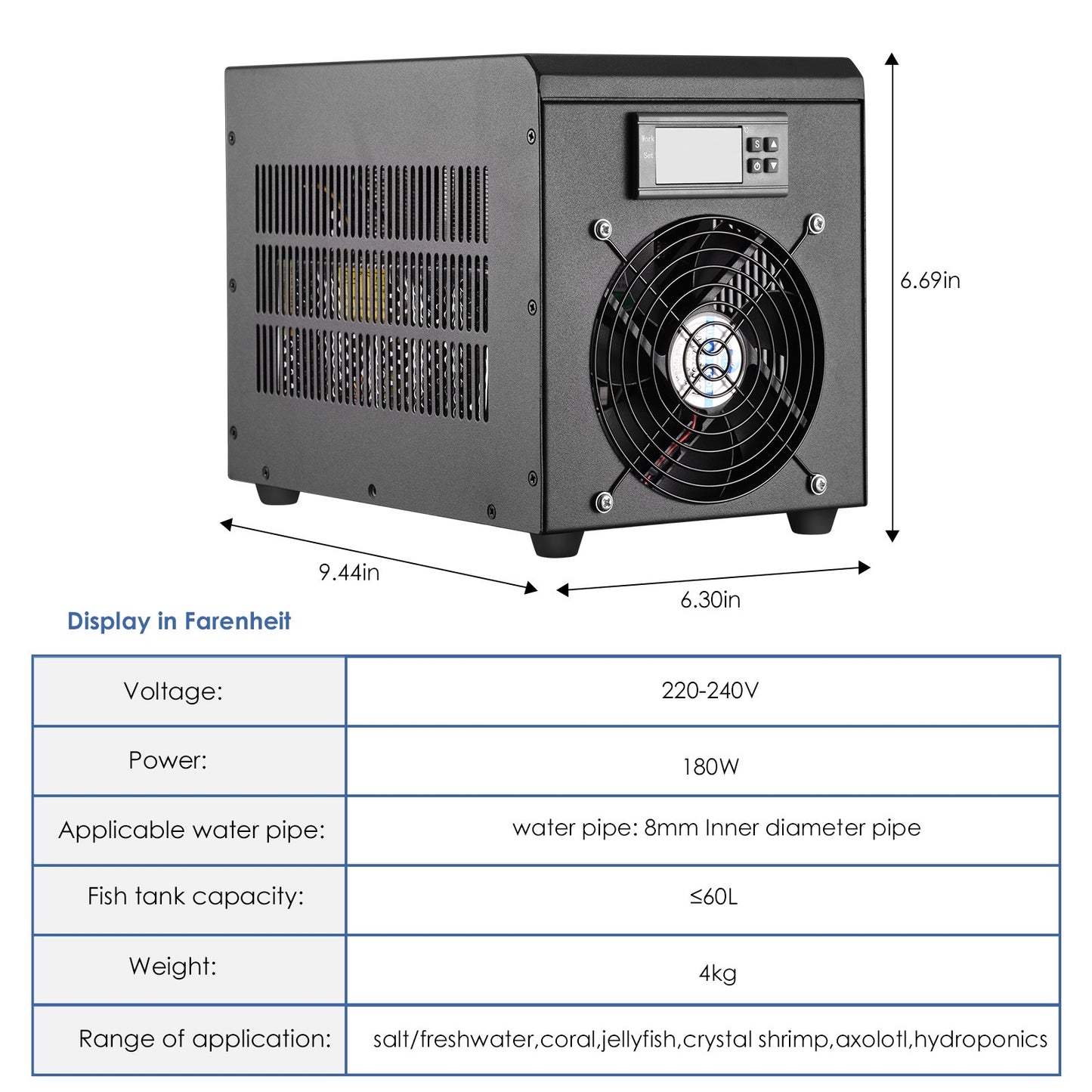 60L Aquarium Chiller