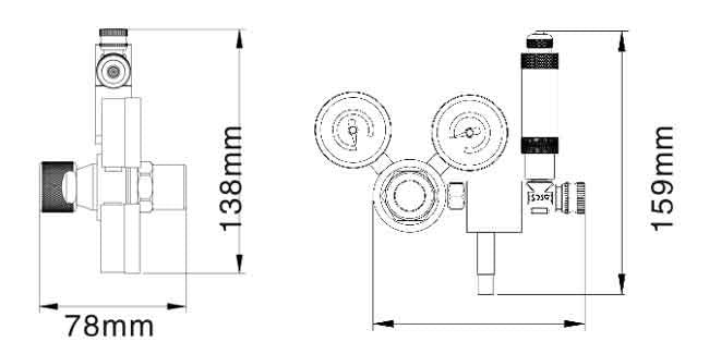 DICI DC01-01 CO2 Regulator