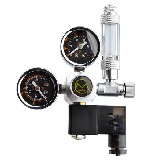 Mufan CO2 Regulator With Solenoid Single Valve