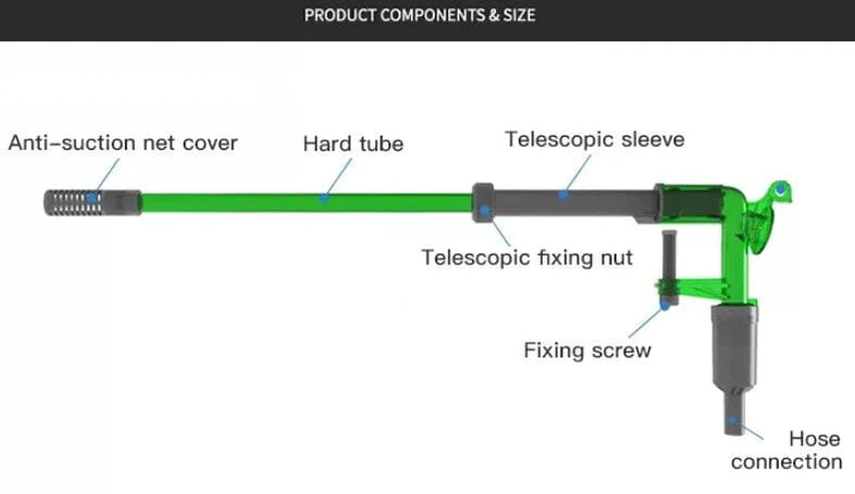 Qanvee Gravel Vacuum Siphon