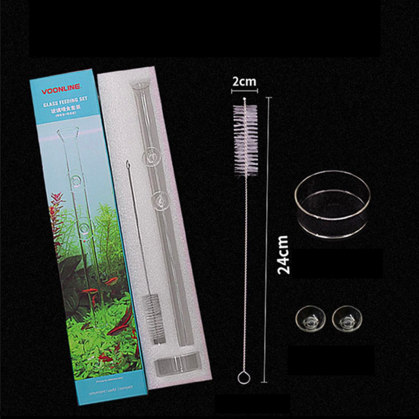 Glass Shrimp Feeding Set