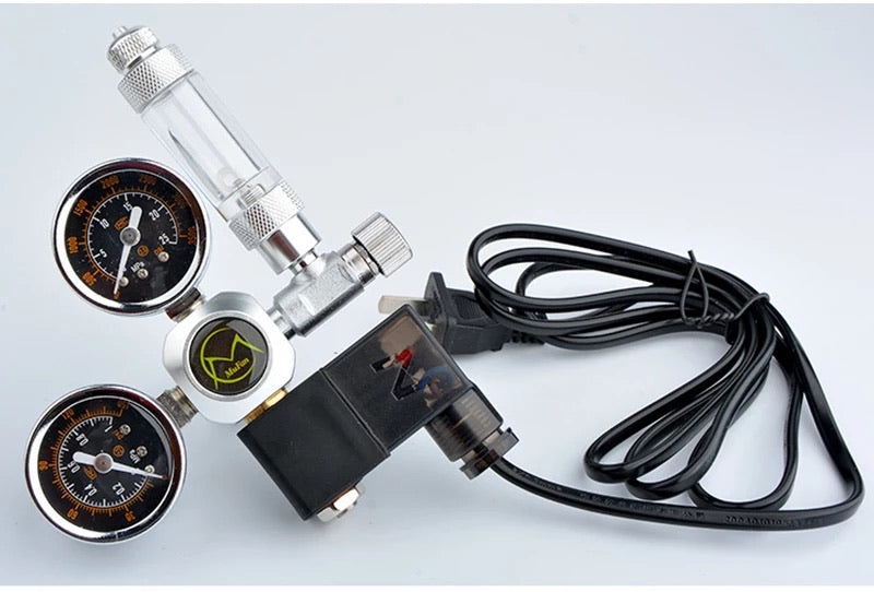 Mufan CO2 Regulator With Solenoid Single Valve